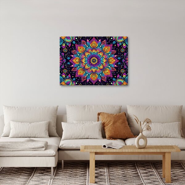 Slika - Kaleidoskopska mandala (70x50 cm)