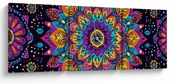 Slika - Kaleidoskopska mandala (sa satom) (90x30 cm)