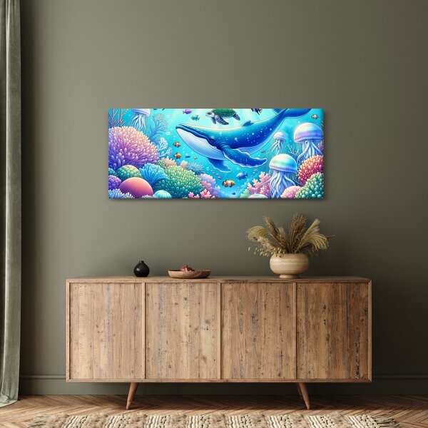 Slika – Podvodni svijet (120x50 cm)