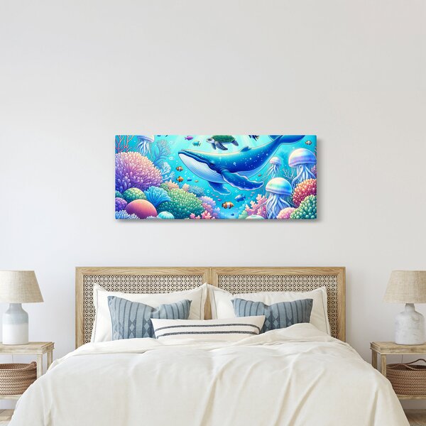 Slika – Podvodni svijet (120x50 cm)