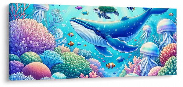 Slika – Podvodni svijet (120x50 cm)
