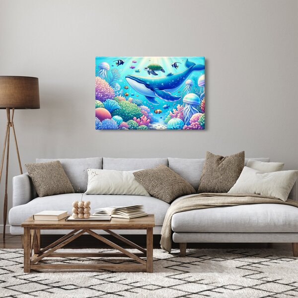 Slika – Podvodni svijet (90x60 cm)