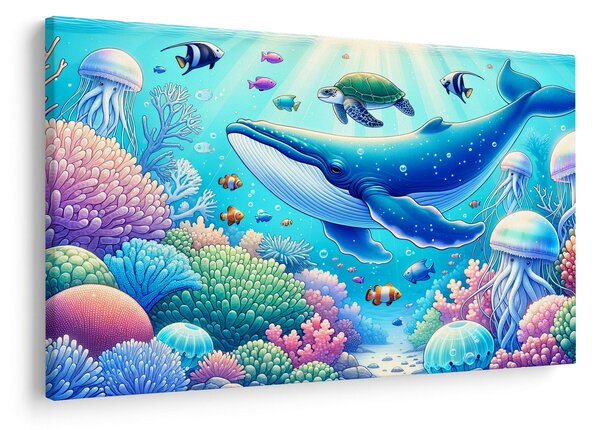 Slika – Podvodni svijet (90x60 cm)