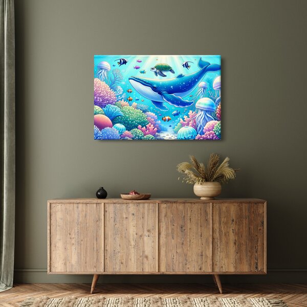 Slika – Podvodni svijet (90x60 cm)
