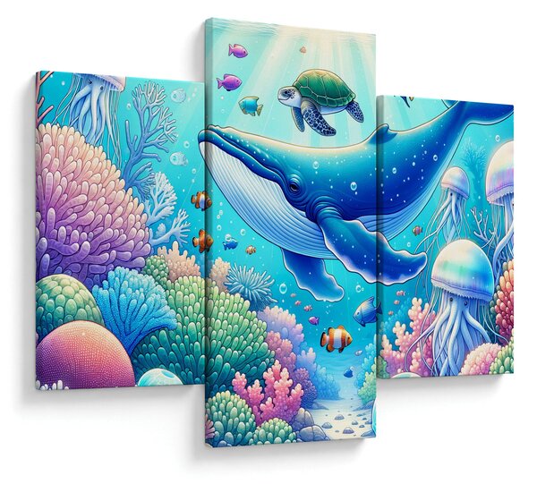Slika – Podvodni svijet (90x60 cm)