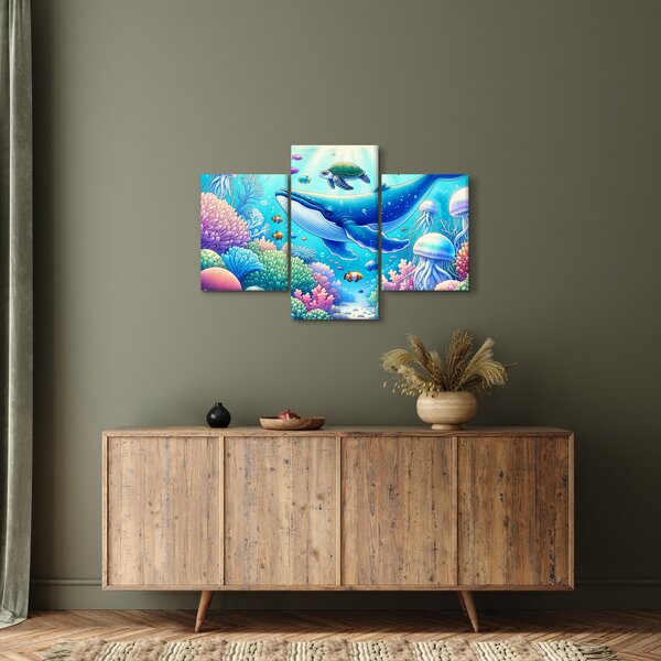 Slika – Podvodni svijet (90x60 cm)