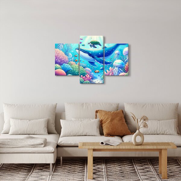 Slika – Podvodni svijet (90x60 cm)