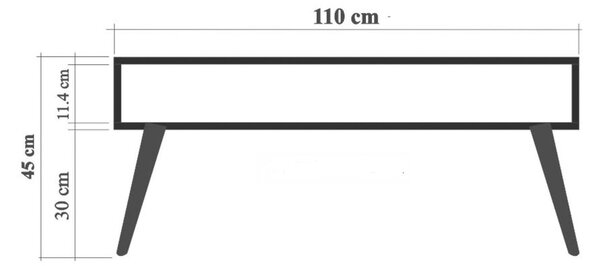 Zondo.hr Stolić za kavu Vivo 200 (bor atlantic). Akcija -30%. 1072282