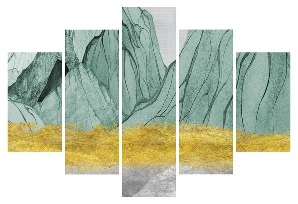 Slika - Smaragdne planine N⁰1 (150x105 cm)