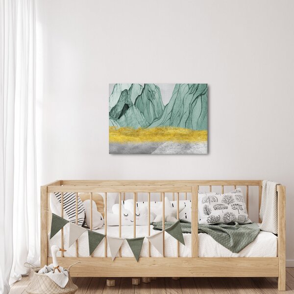 Slika - Smaragdne planine N⁰1 (70x50 cm)