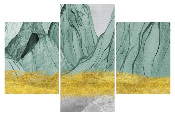 Slika - Smaragdne planine N⁰1 (90x60 cm)