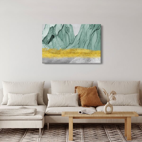 Slika - Smaragdne planine N⁰1 (90x60 cm)