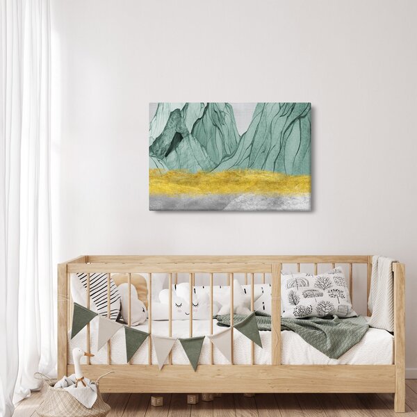 Slika - Smaragdne planine N⁰1 (90x60 cm)
