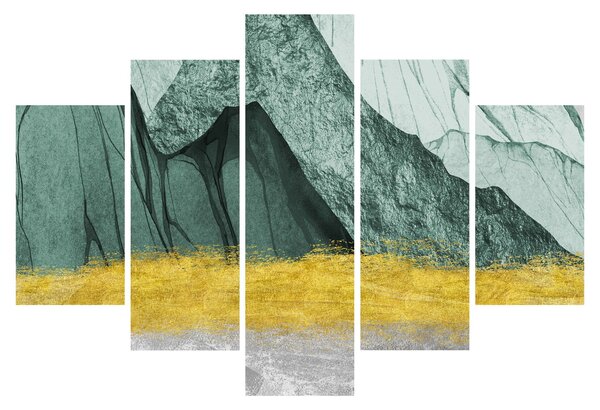 Slika - Smaragdne planine N⁰2 (150x105 cm)
