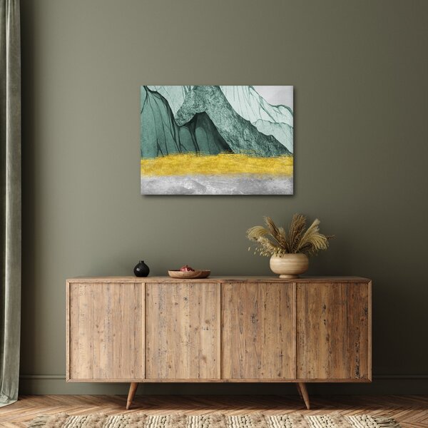 Slika - Smaragdne planine N⁰2 (70x50 cm)
