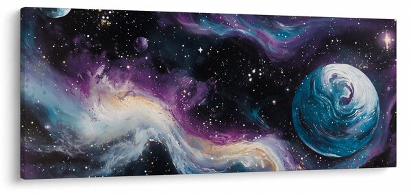 Slika - Oslikani svemir (120x50 cm)