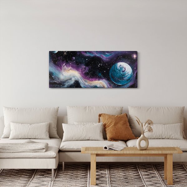 Slika - Oslikani svemir (120x50 cm)