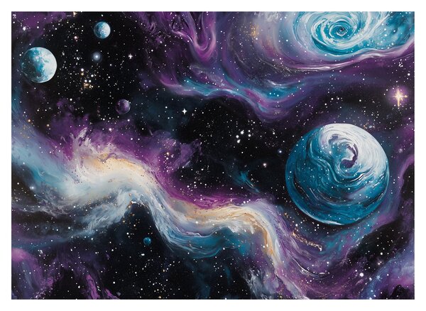 Staklena slika - OStaklena slikani svemir (70x50 cm)