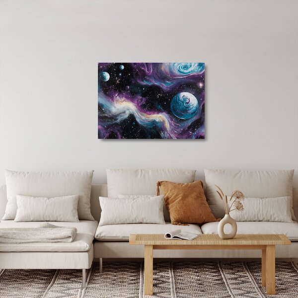 Staklena slika - OStaklena slikani svemir (70x50 cm)