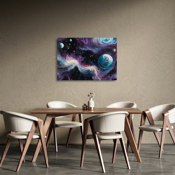 Staklena slika - OStaklena slikani svemir (70x50 cm)