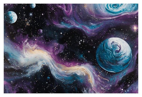 Slika - Oslikani svemir (90x60 cm)