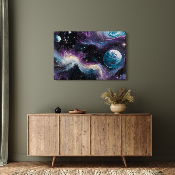 Slika - Oslikani svemir (90x60 cm)