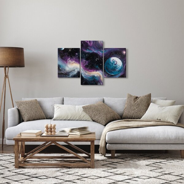 Slika - Oslikani svemir (90x60 cm)