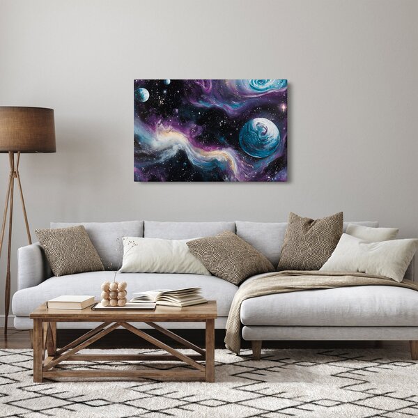Slika - Oslikani svemir (90x60 cm)