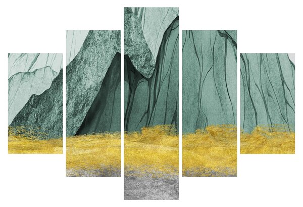 Slika - Smaragdne planine N⁰3 (150x105 cm)