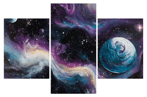 Slika - Oslikani svemir (90x60 cm)