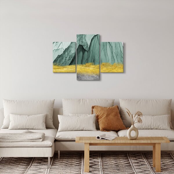 Slika - Smaragdne planine N⁰3 (90x60 cm)