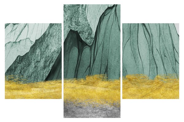 Slika - Smaragdne planine N⁰3 (90x60 cm)