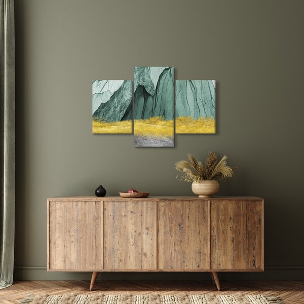 Slika - Smaragdne planine N⁰3 (90x60 cm)