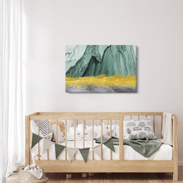 Slika - Smaragdne planine N⁰3 (90x60 cm)