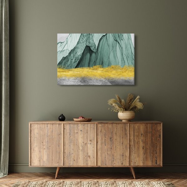 Slika - Smaragdne planine N⁰3 (90x60 cm)