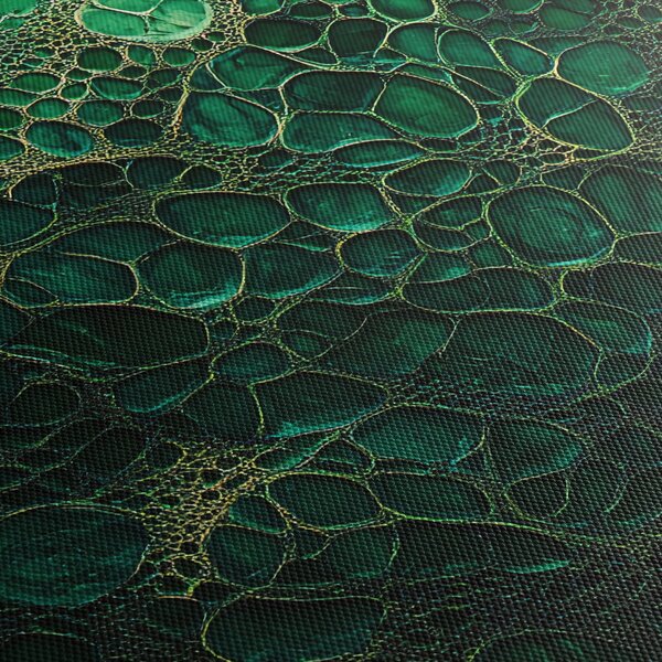 Slika - Zeleni mikroskopski prikaz (90x60 cm)