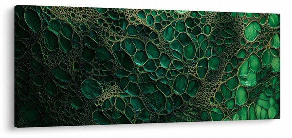 Slika - Zeleni mikroskopski prikaz (120x50 cm)