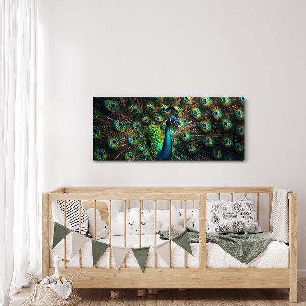 Slika – Paun (120x50 cm)
