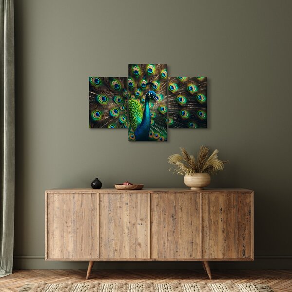 Slika – Paun (90x60 cm)