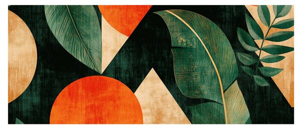 Slika - Geometrijski prirodni motivi II. (120x50 cm)