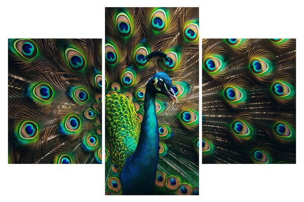 Slika – Paun (90x60 cm)