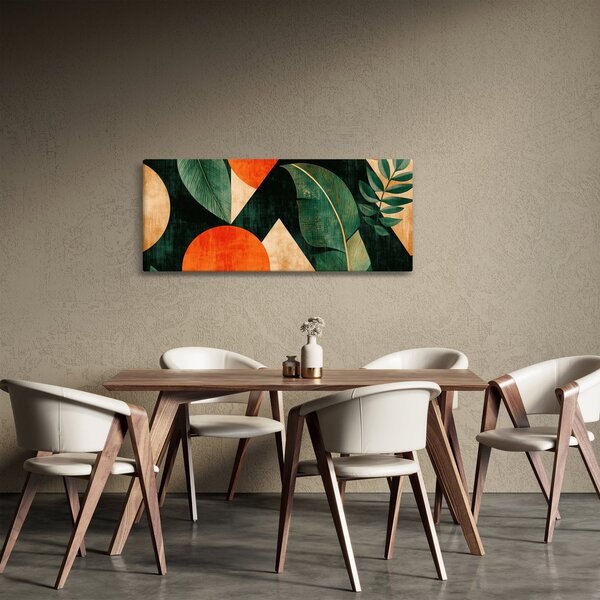 Slika - Geometrijski prirodni motivi II. (120x50 cm)