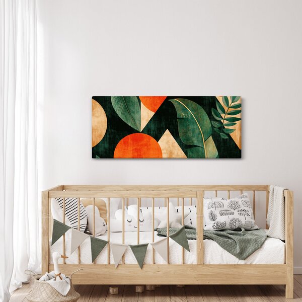 Slika - Geometrijski prirodni motivi II. (120x50 cm)