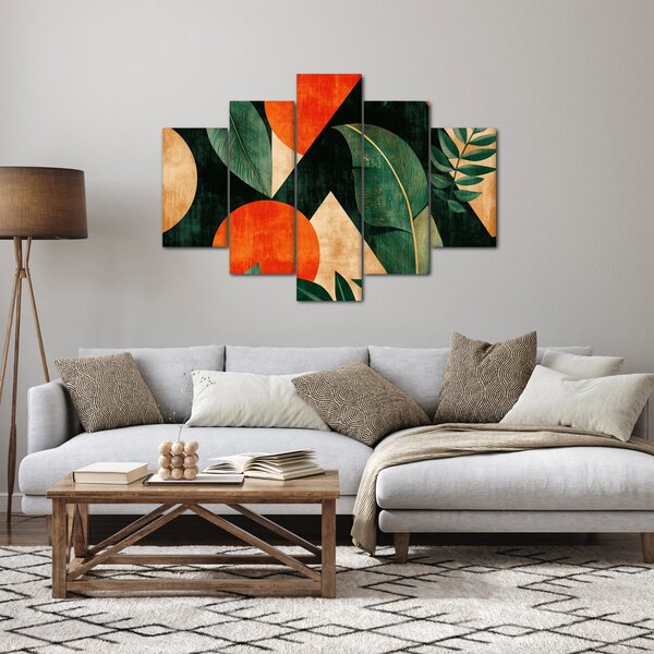 Slika - Geometrijski prirodni motivi II. (150x105 cm)