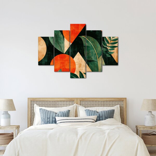 Slika - Geometrijski prirodni motivi II. (150x105 cm)