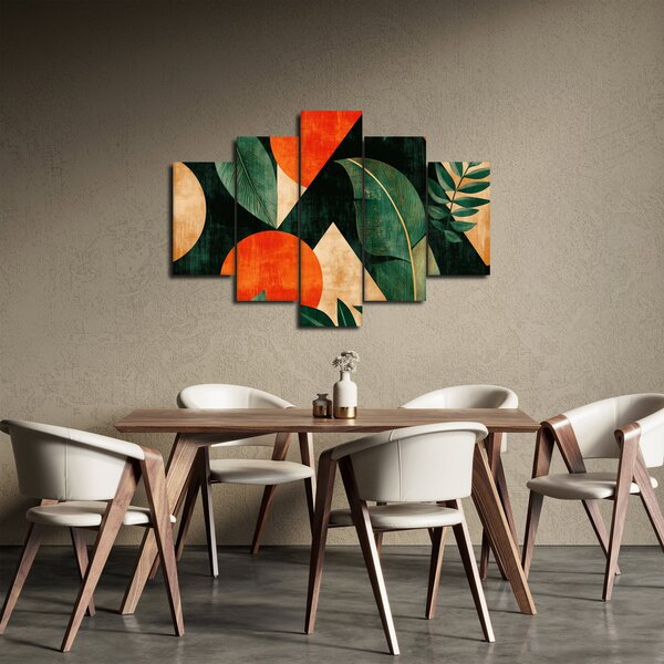Slika - Geometrijski prirodni motivi II. (150x105 cm)