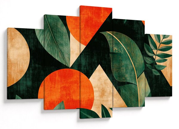 Slika - Geometrijski prirodni motivi II. (150x105 cm)
