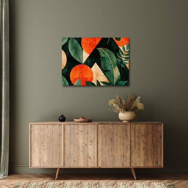 Slika - Geometrijski prirodni motivi II. (70x50 cm)