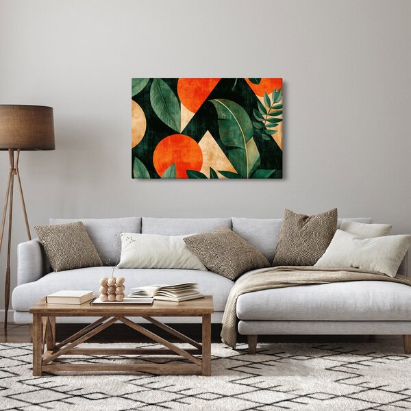 Slika - Geometrijski prirodni motivi II. (90x60 cm)