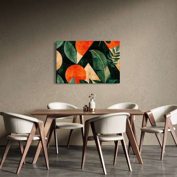 Slika - Geometrijski prirodni motivi II. (90x60 cm)